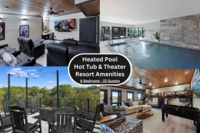Smith Creek Resort- 6 Bedroom 22 Guests - Indoor Pool - Resort Amenities